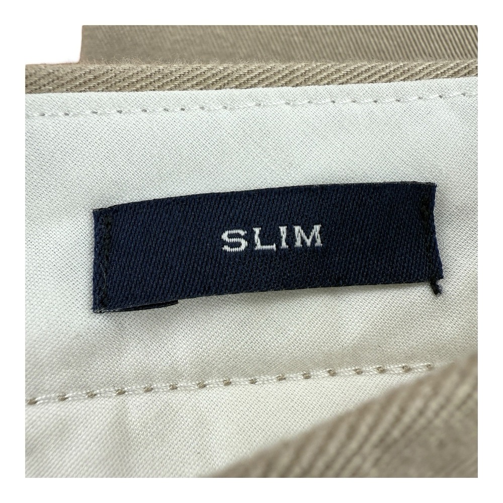 J.Crew NWT Slim Fit Flex Cotton Elastane Chino Pants Khaki Men's Size 31x32 - Picture 4 of 6